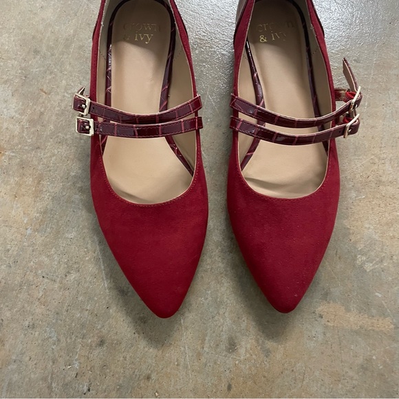 Crown & Ivy Sahara Flats 8.5 M red - Picture 6 of 12